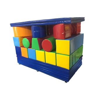 Soft Play Build Box Set (on trolley & cover)